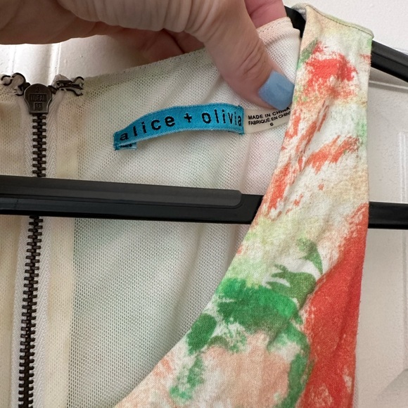 High to low Alice and Olivia dress- size small - Picture 3 of 4